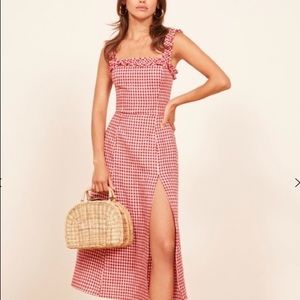 Reformation Gingham Dress